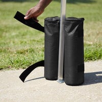 Backyard Pro Courtyard Series Black 35 lb. Weight Bag - 4/Set