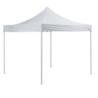 Galaxy Equipment 10' x 10' White Straight Leg Instant Pop Up Canopy Tent