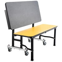 National Public Seating TGB48MDPE ToGo Mobile 48" Bench with MDF Core and ProtectEdge