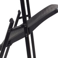 National Public Seating 1410 AirFlex Black Polypropylene Premium Folding Chair