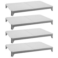 Cambro CPSK2124S4480 Camshelving® Premium Series Stationary Shelf Kit with 4 Solid Shelves - 24" x 21"