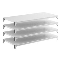 Cambro CPSK2454S4480 Camshelving® Premium Series Stationary Shelf Kit with 4 Solid Shelves - 54" x 24"