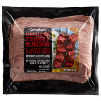 Godshall's 2.5 lb. All-Natural Uncured Turkey Bacon - 8/Case