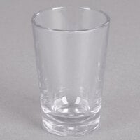 Carlisle 560207 Alibi 2 oz. SAN Plastic Shooter / Dessert Shot Glass - 24/Case