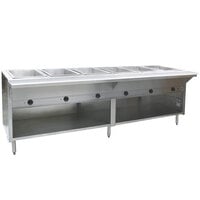 Eagle Group HT6OBE Spec Master Series Electric Steam Table with Enclosed Base 4500W - Six Pan - Open Well, 240V