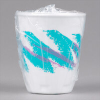 Solo WX9-64568 Trophy Plus Hotel and Motel 9 oz. Individually Wrapped Hot / Cold Cup with Jazz Design - 900/Case