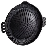 Thunder Group 10 1/4" Round Heavy-Duty Cast Iron Stovetop BBQ Plate