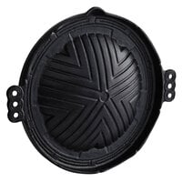 Thunder Group 11 1/2" Round Heavy-Duty Cast Iron Stovetop BBQ Plate