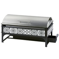 Cal-Mil 4016-85 Granada Full Size Chafer with Stainless Steel Cover - 22 inch x 14 inch x 12 1/4 inch