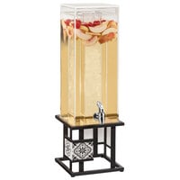 Cal-Mil 4027-3-85 Granada 3 Gallon Beverage Dispenser with Ice Chamber - 25 1/2 inch x 8 1/4 inch x 8 1/4 inch