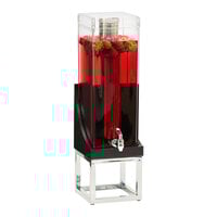 Cal-Mil 3804-3-87 Cinderwood 3 Gallon Beverage Dispenser with Ice Chamber - 8" x 8" x 26"