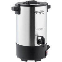 Avantco CU30ETL 30 Cup (150 oz) Single Wall Stainless Steel Coffee Urn/Coffee Percolator - 950W