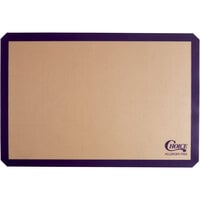 Choice 16 1/2 inch x 24 1/2 inch Full Size Allergen-Free Purple Silicone Non-Stick Baking Mat