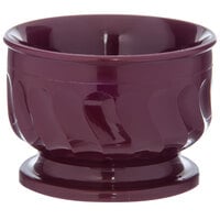 Dinex DX320061 Turnbury 5 oz. Cranberry Insulated Bowl with Pedestal Base - 48/Case