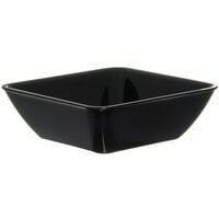 Dinex DXSB603 6 oz. Black Square SAN Plastic Bowl - 96/Case