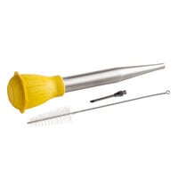 Fox Run 5679 11 inch Stainless Steel Turkey Baster with Injector Needle and Cleaning Brush