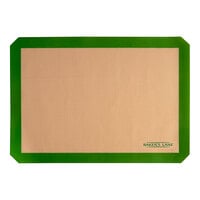 Baker's Lane 11 3/4 inch x 16 1/2 inch Half Size Heavy-Duty Silicone Non-Stick Baking Mat