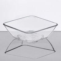 Dinex DXSB607 6 oz. Clear Square SAN Plastic Bowl - 96/Case