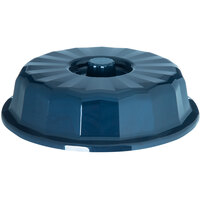 Dinex DX9407B50 Tropez Dark Blue High-Heat Convection Dome for 7 inch Round Plate - 12/Case