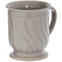 Dinex DX300031 Turnbury 8 oz. Latte Insulated Mug with Pedestal Base - 48/Case