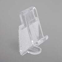 Snap Drape AV Clear Plastic Table Skirt Clip with Velcro® Attachment - 50/Bag