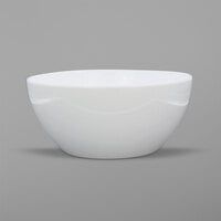 Elite Global Solutions M12514R-W Olympus 6.75 Qt. White Round Melamine Coupe Bowl