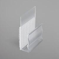 Snap Drape VTC Clear Plastic Table Skirt Clip with Velcro® Attachment - 50/Bag