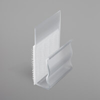 Snap Drape VTC Clear Plastic Table Skirt Clip with Velcro® Attachment - 25/Bag