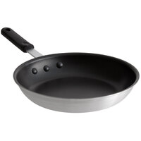 Choice 10 inch Aluminum Non-Stick Fry Pan with Black Silicone Handle