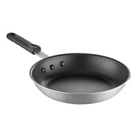 Choice 10" Aluminum Non-Stick Fry Pan with Black Silicone Handle