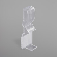 Snap Drape FV Clear Plastic Table Skirt Clip with Velcro® Attachment - 25/Bag