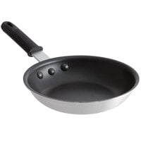 Choice 7 inch Aluminum Non-Stick Fry Pan with Black Silicone Handle