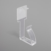 Snap Drape EV Clear Plastic Table Skirt Clip with Velcro® Attachment - 25/Bag