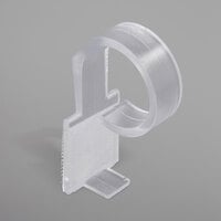 Snap Drape DV Clear Plastic Table Skirt Clip with Velcro® Attachment - 25/Bag