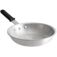 Choice 8" Aluminum Fry Pan with Black Silicone Handle