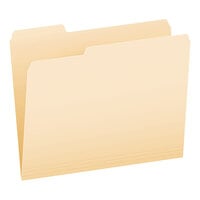 Pendaflex PFX 752 1/3 Letter Size File Folder - Standard Height with 1/3 Cut Assorted Tab, Manila - 100/Box