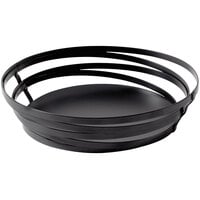 GET WB-992-MG Cyclone 9" Round Metal Gray Wire Basket