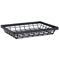 GET WB-971-MG Vector 9 inch x 7 inch Rectangular Metal Gray Wire Basket