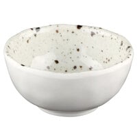 Elite Global Solutions D31R-CC Macchiato 5 oz. Chocolate Chip Round Melamine Bowl - 6/Case