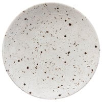 Elite Global Solutions D71R-CC Macchiato 7 5/8" Chocolate Chip Round Melamine Plate - 6/Case