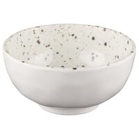 Elite Global Solutions D4238R-CC Macchiato 14 oz. Chocolate Chip Round Melamine Bowl - 6/Case