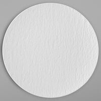 Villeroy & Boch 16-4077-2630 The Rock 10" White Glacier Coupe Flat Porcelain Plate - 6/Case