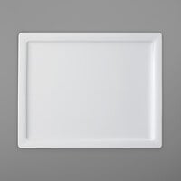 Villeroy & Boch 16-4004-2596 Affinity 12 3/4" x 10 1/2" White Flat Rectangular Porcelain Plate - 6/Case
