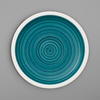 Villeroy & Boch 16-4068-1460 Artesano Ocean 5" Pacific Green Porcelain Saucer - 6/Case