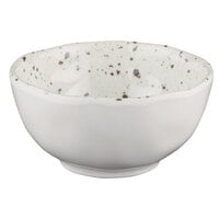 Elite Global Solutions D4142R-CC Macchiato 9 oz. Chocolate Chip Round Melamine Bowl - 6/Case