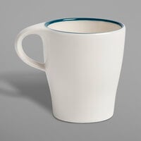 Villeroy & Boch 16-4068-1450 Artesano Ocean 3 oz. Pacific Green Porcelain Cup - 6/Case