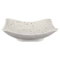 Elite Global Solutions D92SQ-CC Macchiato 44 oz. Chocolate Chip Square Melamine Bowl - 6/Case