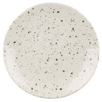 Elite Global Solutions D9138R-CC Macchiato 9 1/2" Chocolate Chip Round Melamine Plate - 6/Case