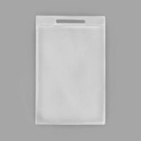 H. Risch Inc. ROLL-PKTS 4 1/2 inch x 6 1/2 inch Clear Menu Page Protectors for Roll Stand - 50/Pack