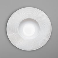 Villeroy & Boch 16-4008-2701 Stella Vogue 11 1/4 inch White Bone Deep Porcelain Plate - 6/Case